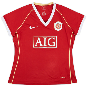 2006-07 Manchester United Home Shirt - 8/10 - (Women's L)