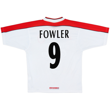 1998-99 Liverpool Away Shirt Fowler #9 - 6/10 - (S)