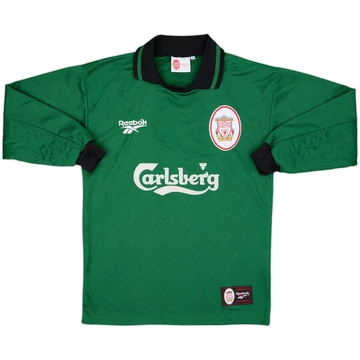 1996-97 Liverpool GK Shirt - 8/10 - (S)