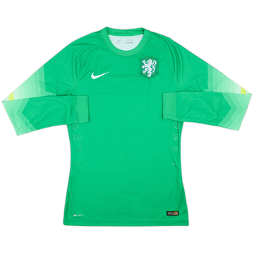 2014-15 Netherlands Player Issue GK Shirt - 10/10 - (M)