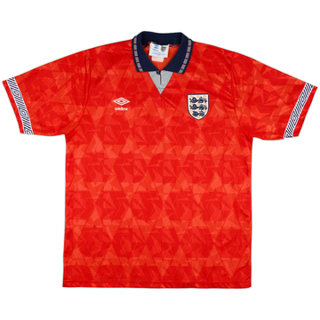 1990-93 England Away Shirt - 9/10 - (L)