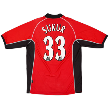 2002-03 Blackburn Away Shirt Sukur #33 - 8/10 - (XXL)