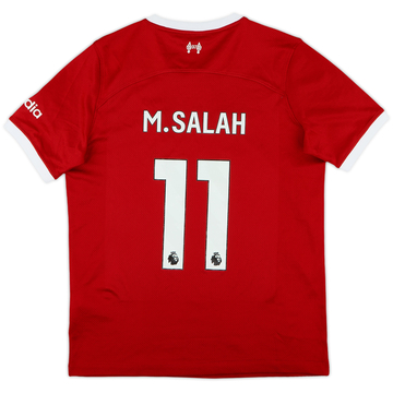 2023-24 Liverpool Home Shirt M.Salah #11 - 9/10 - (M.Boys)