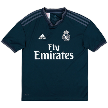 2018-19 Real Madrid Away Shirt - 6/10 - (L.Boys)