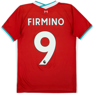 2020-21 Liverpool Home Shirt Firmino #9 - 7/10 - (L.Boys)