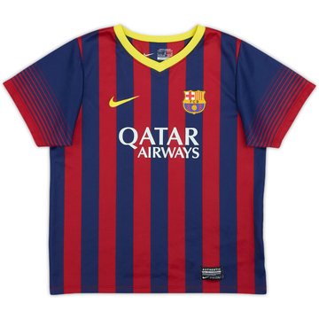 2013-14 Barcelona Home Shirt - 9/10 - (S.Boys)