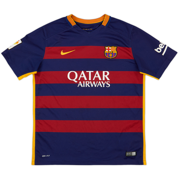 2015-16 Barcelona Home Shirt - 8/10 - (XL.Boys)
