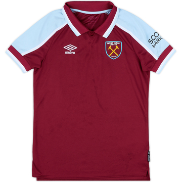 2021-22 West Ham Home Shirt - 6/10 - (L.Boys)