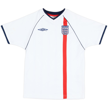2001-03 England Home Shirt - 7/10 - (S.Boys)