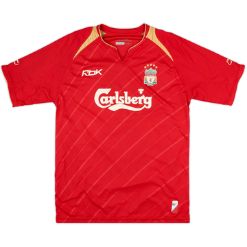 2005-06 Liverpool CL Home Shirt - 5/10 - (M)