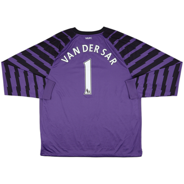 2010-11 Manchester United Yellow GK Shirt Van Der Sar #1 - 9/10 - (XXL)