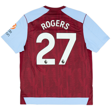 2023-24 Aston Villa Home Shirt Rogers #27 (XL)