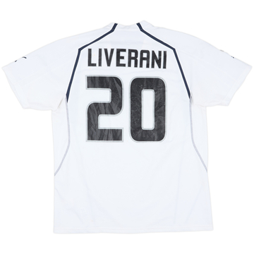 2005-06 Lazio Match Issue Away Shirt Liverani #20