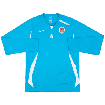 2007-08 Sparta Prague Player Issue Nike Training L/S Shirt #4 - 7/10 - (M)