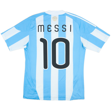 2010-11 Argentina Home Shirt Messi #10 - 6/10 - (L)