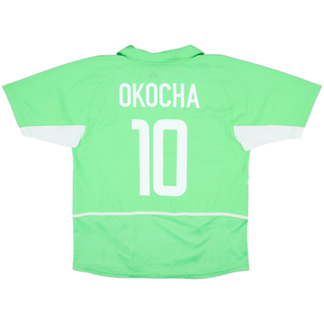 2002-04 Nigeria Home Shirt Okocha #10 - 9/10 - (L)