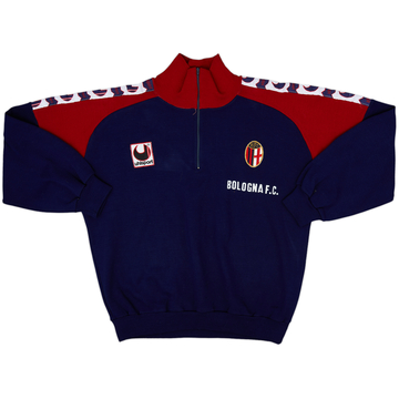 1991-92 Bologna Uhlsport 1/4 Zip Sweat Top - 8/10 - (M)