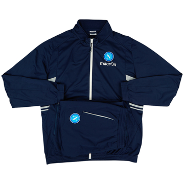 2014-15 Napoli Macron Full Tracksuit - 7/10 - (4XL)