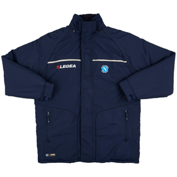 2003-04 Napoli Legea Hooded Rain Jacket - 8/10 - (L)