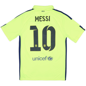 2014-15 Barcelona Tercera Camiseta Messi #10 - 8/10 - (S)