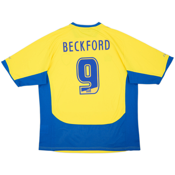 2007-08 Leeds United Away Shirt Beckford #9 - 7/10 - (XL)
