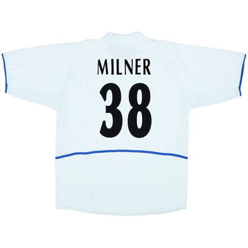 2002-03 Leeds United Home Shirt Milner #38 - 8/10 - (L)