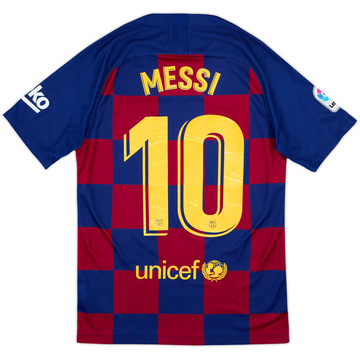 2019-20 Barcelona Home Shirt Messi #10 - 6/10 - (S)
