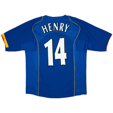 2004-06 Arsenal Away Shirt Henry #14 - 8/10 - (L)