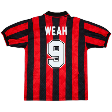 1995-96 AC Milan Local Camiseta Weah #9 - 9/10 - (M)