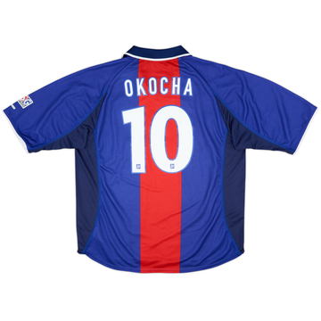2000-01 Paris Saint-Germain Home Shirt Okocha #10 - 7/10 - (XL)