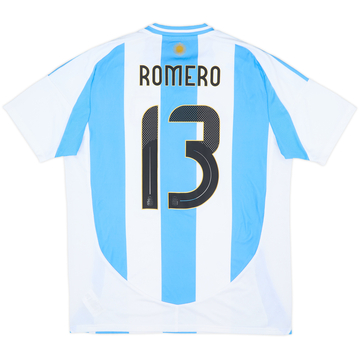 2024-25 Argentina Home Shirt Romero #13 - 8/10 - (L)