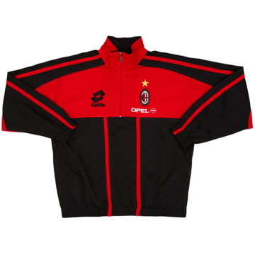 1996-97 AC Milan Lotto 1/4 Zip Track Jacket - 10/10 - (L)
