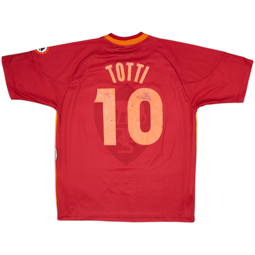 1997-98 Roma Home Shirt Totti #10 - 5/10 - (XL)