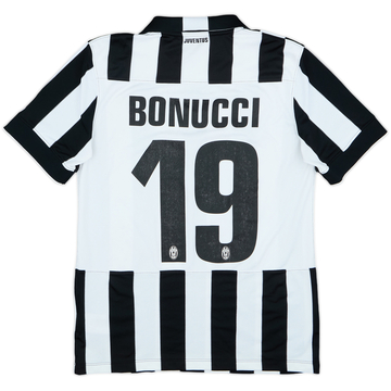 2014-15 Juventus Home Shirt Bonucci #19 - 6/10 - (M)