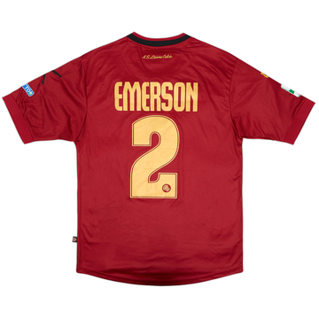 2015-16 Livorno Match Issue Home Shirt Emerson #2