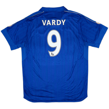2016-17 Leicester Home Shirt Vardy #9 - 7/10 - (XL)