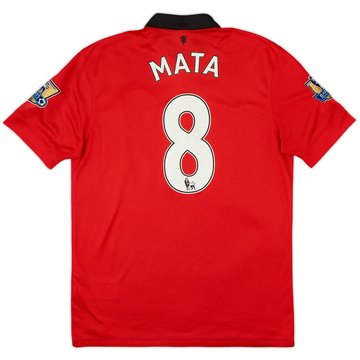 2013-14 Manchester United Home Shirt Mata #8 - 5/10 - (M)