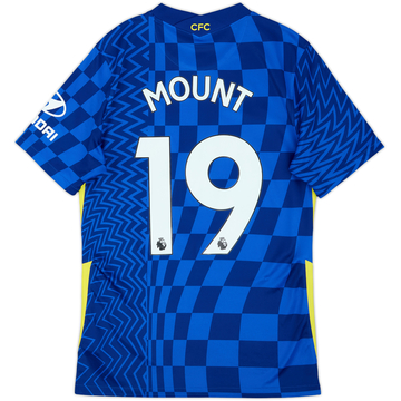 2021-22 Chelsea Home Shirt Mount #19 - 8/10 - (S)