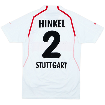 2004-05 Stuttgart Signed Home Shirt Hinkel #2 - 8/10 - (15-16 Years)