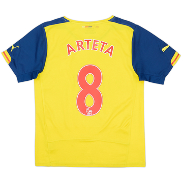 2014-15 Arsenal Away Shirt Arteta #8 - 6/10 - (S)