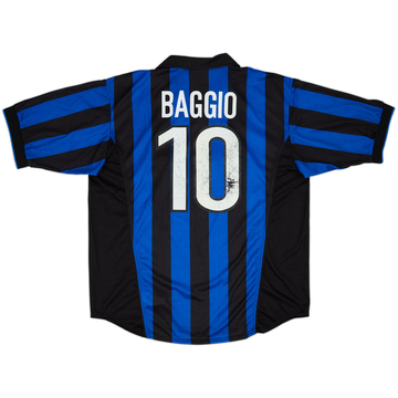 1998-99 Inter Milan Home Shirt Baggio #10 - 6/10 - (XL)
