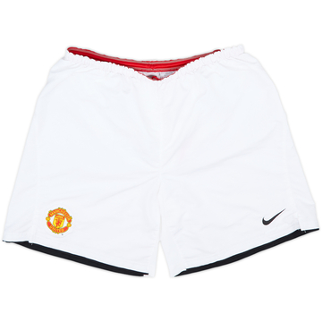 2007-09 Manchester United Home Shorts - 8/10 - (L)
