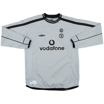 2001-02 Manchester United Centenary GK Shirt - 8/10 - (13-14 Years)