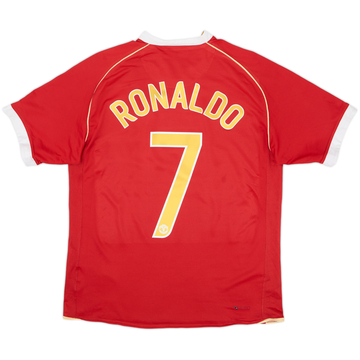 2006-07 Manchester United Home Shirt Ronaldo #7 - 6/10 - (M)