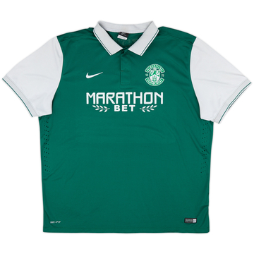 2015-16 Hibernian Home Shirt - 4/10 - (XXL)