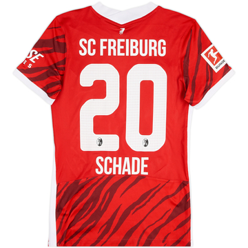 2021-22 Freiburg Home Shirt Schade #20 - 9/10 - (Women's S)