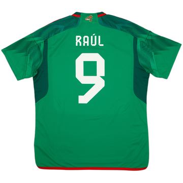 2022 Mexico Home Shirt Raul #9 (XL)