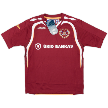 2007-08 Hearts Home Shirt (S.Boys)