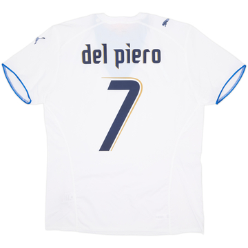 2006 Italy Away Shirt Del Piero #7 (XL)