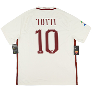 2016-17 Roma Away Shirt Totti #10 (XL)